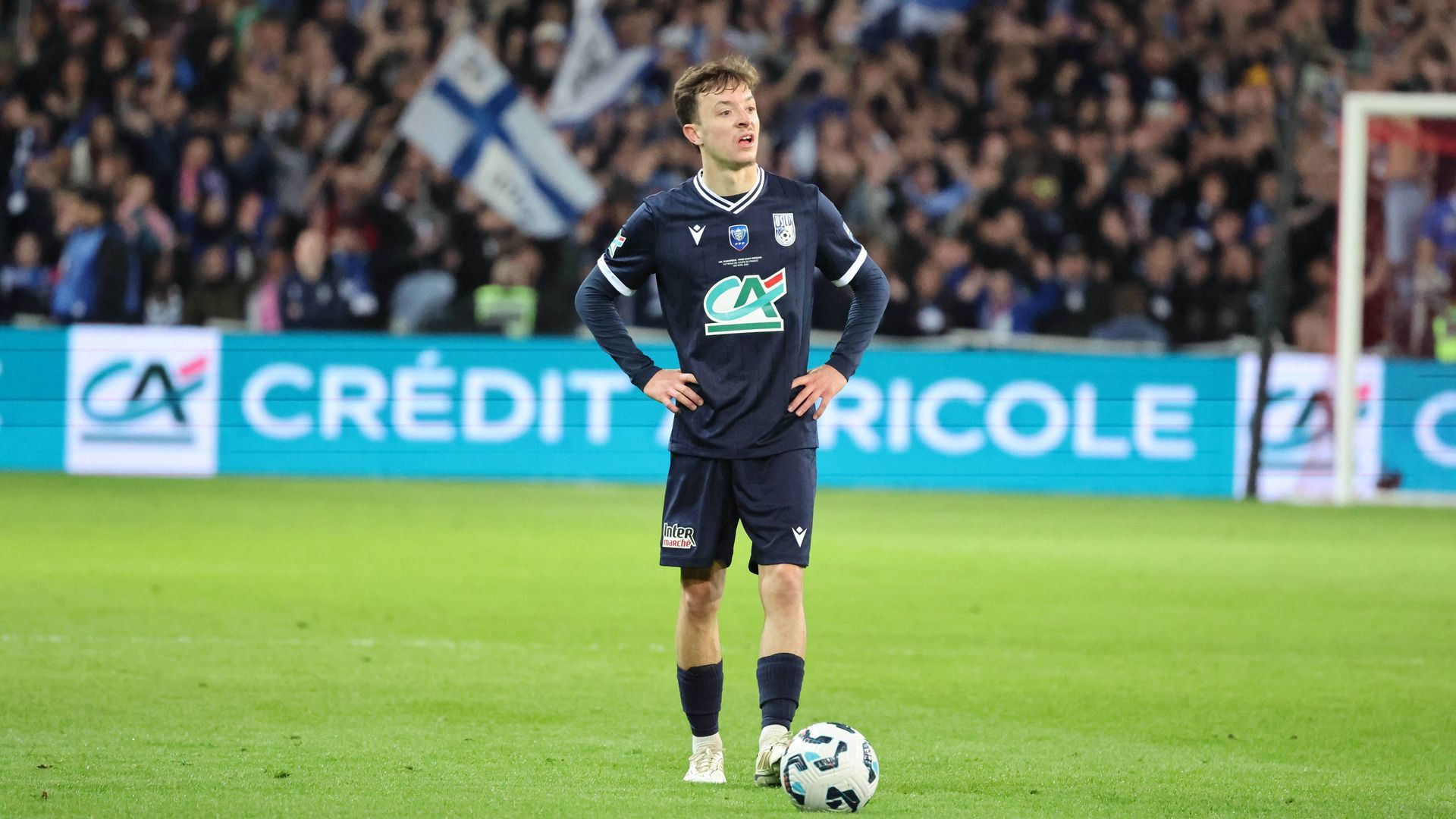 Enzo Bardeli con el Dunkerque