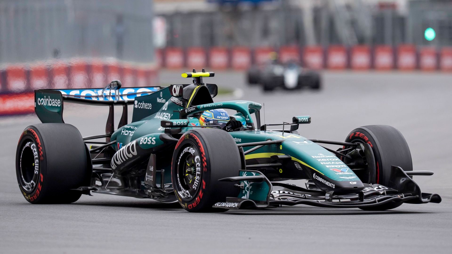Fernando Alonso durante el Gran Premio de Canadá