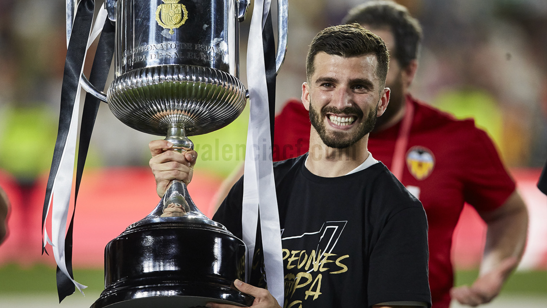 Gayà con la Copa del Rey de 2019