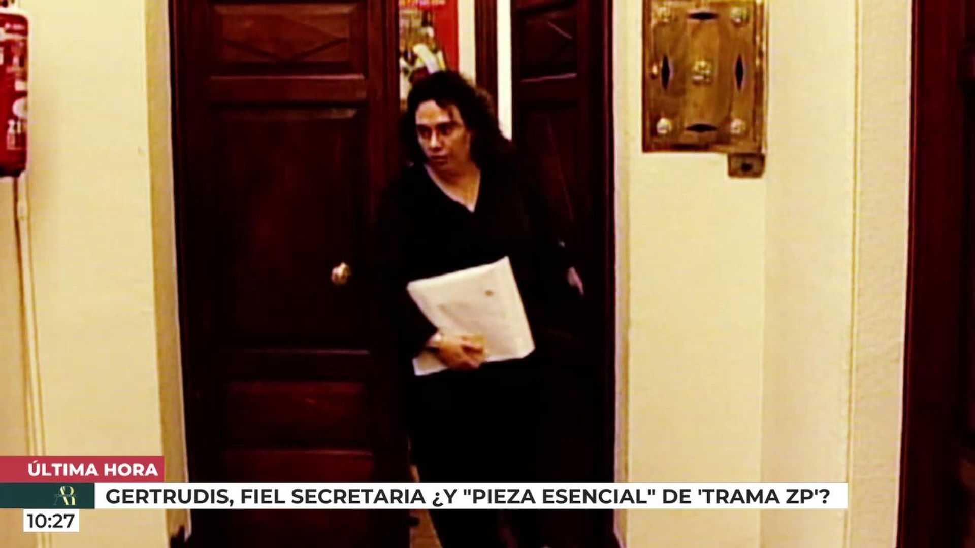 Gertrudis Alcázar, secretaria del expresidente José Luis Rodríguez Zapatero