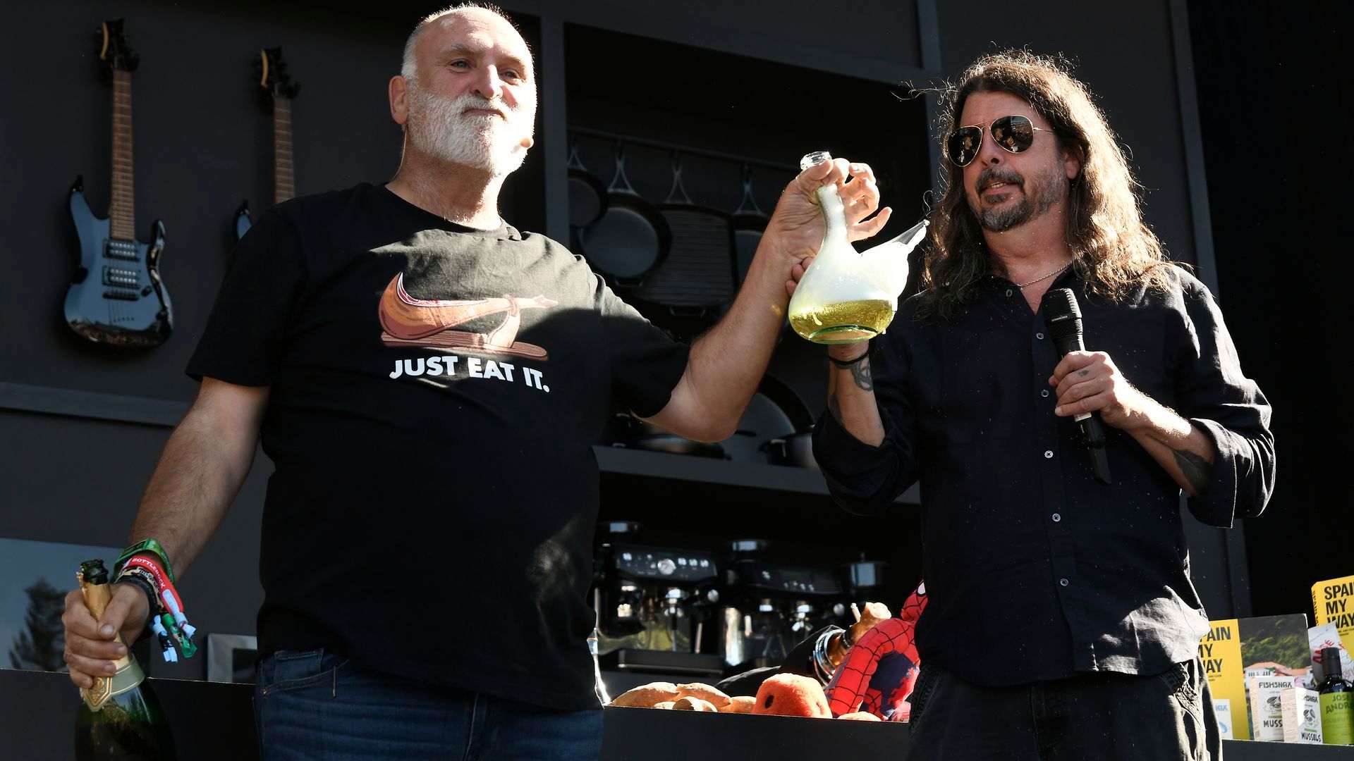 José Andrés y Dave Grohl, alta cocina y rock'n'roll