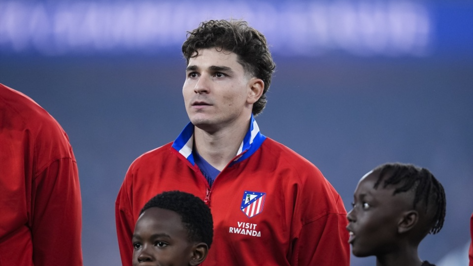 Julián Álvarez, en un partido del Atlético de Madrid Julián Álvarez, en un partido del Atlético de Madrid