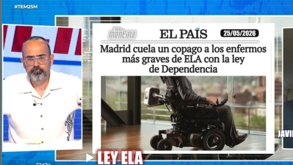 La completa indignación de Risto Mejide al escuchar el copago que Madrid cuela a los enfermos de ELA: "Es indecente"