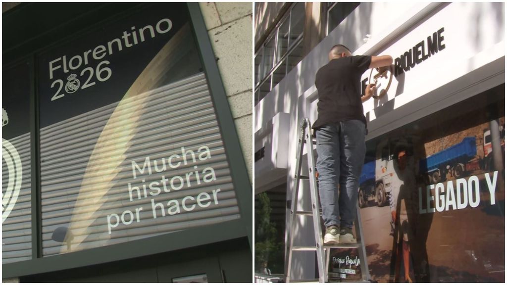 La curiosidad de la carrera electoral del Real Madrid: las sedes de Florentino Pérez y Riquelme, separadas por 100 metros