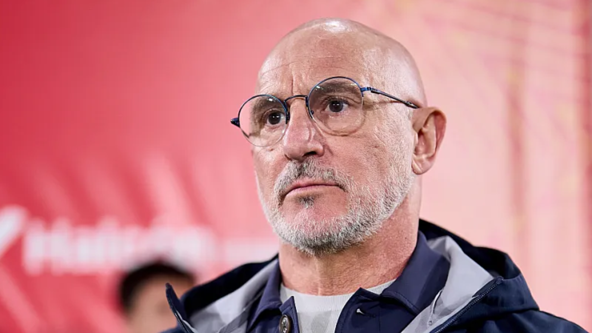Luis de la Fuente, en un partido de España Luis de la Fuente, en un partido de España