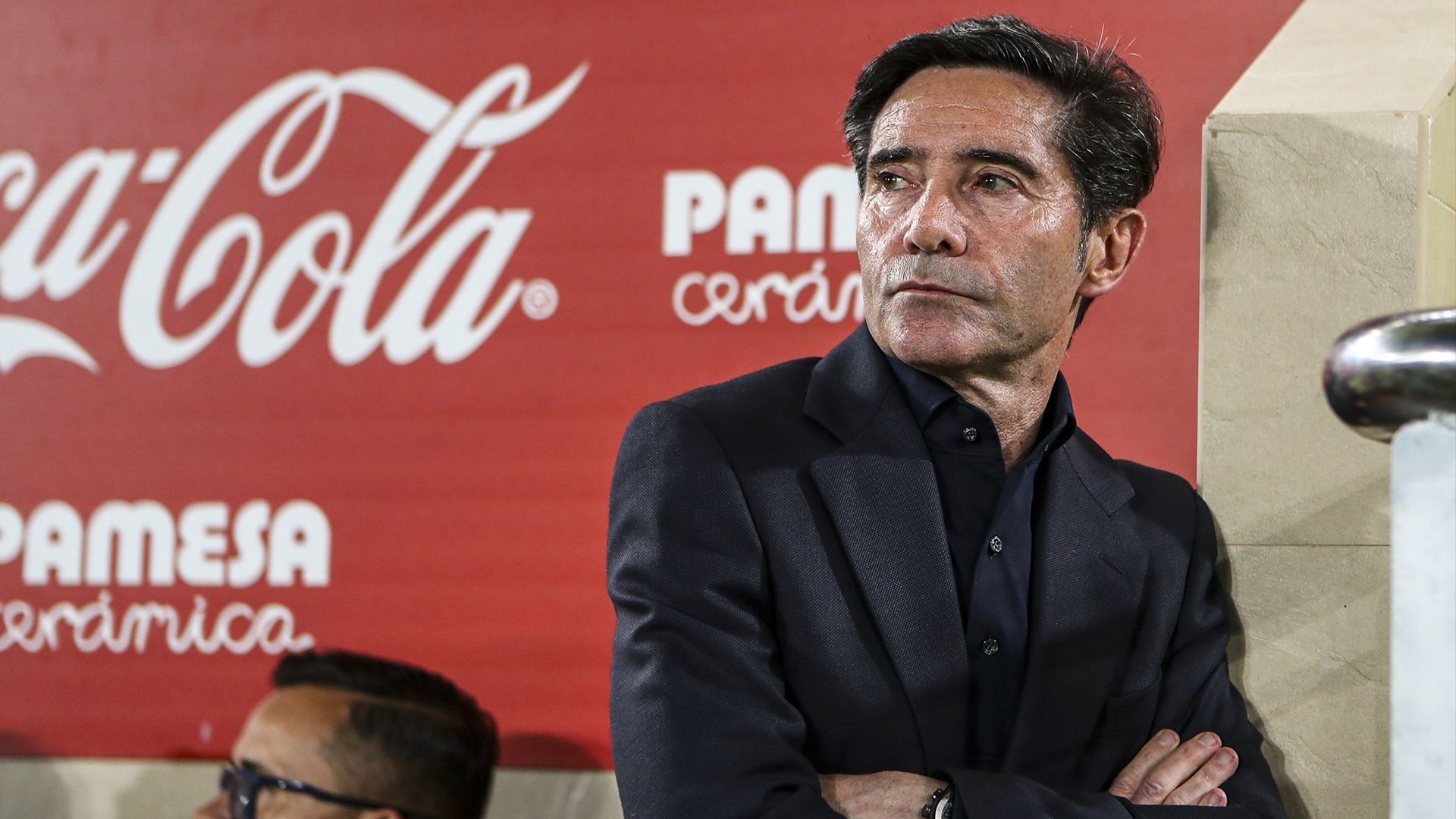 Marcelino, en un partido del Villarreal Marcelino, en un partido del Villarreal