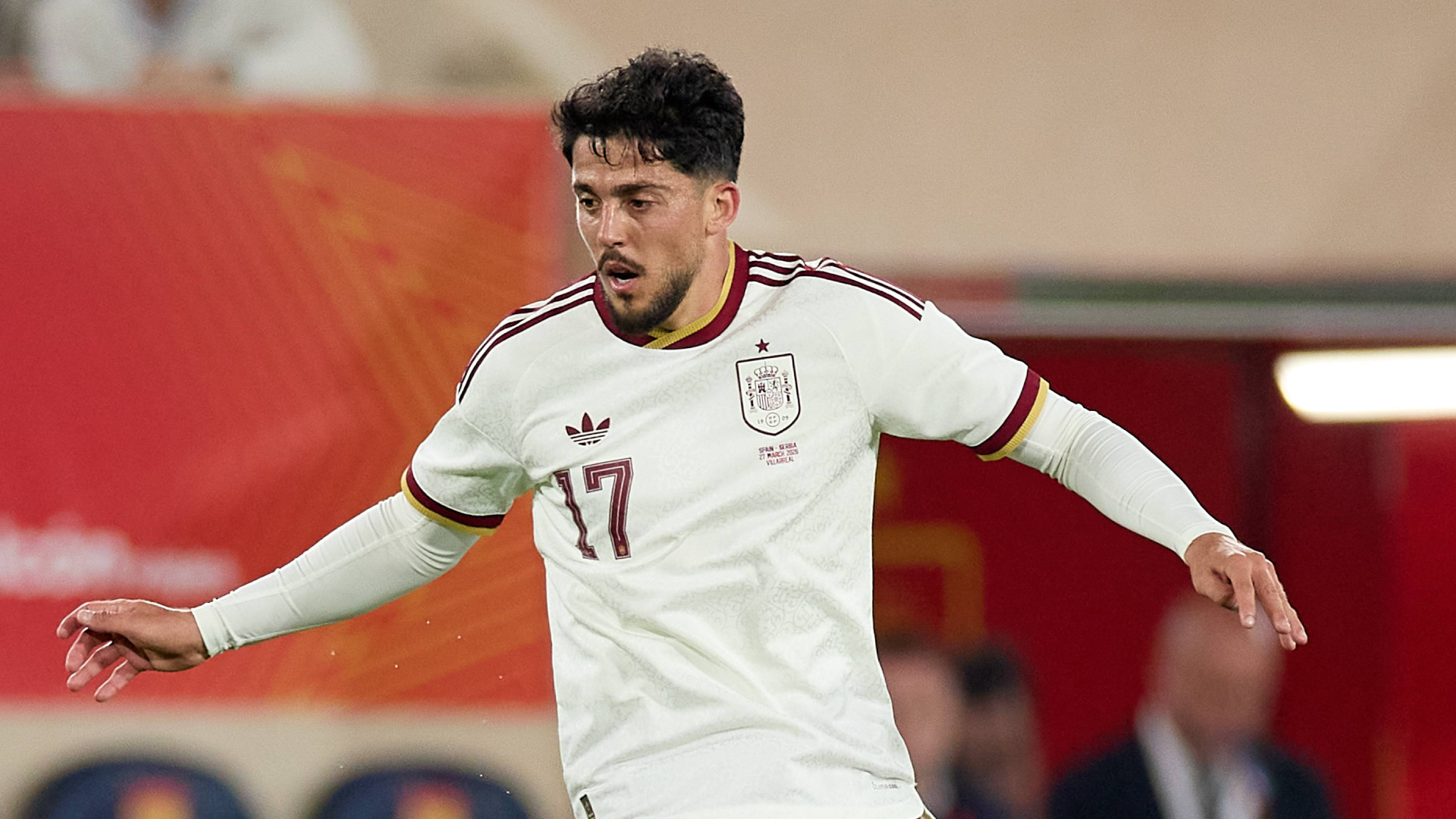 Pablo Fornals, en un partido con España