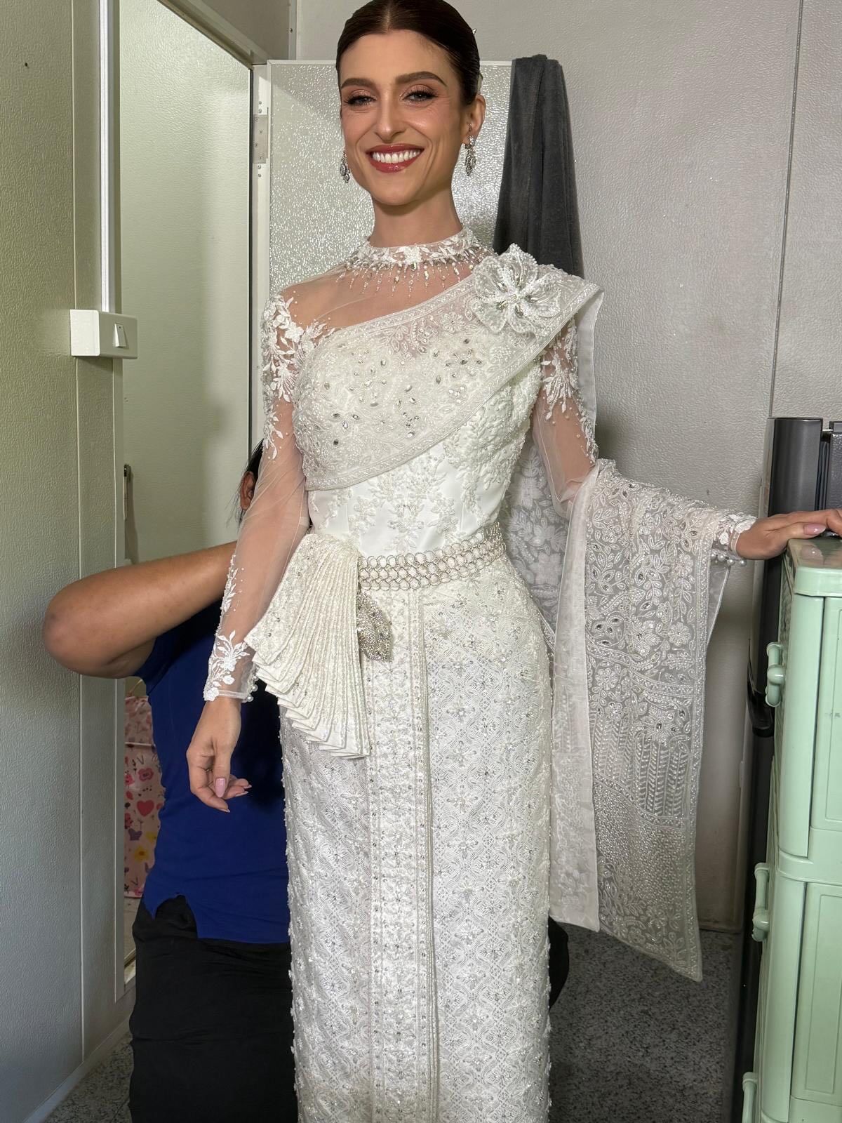 Paloma Ramón el día de su boda