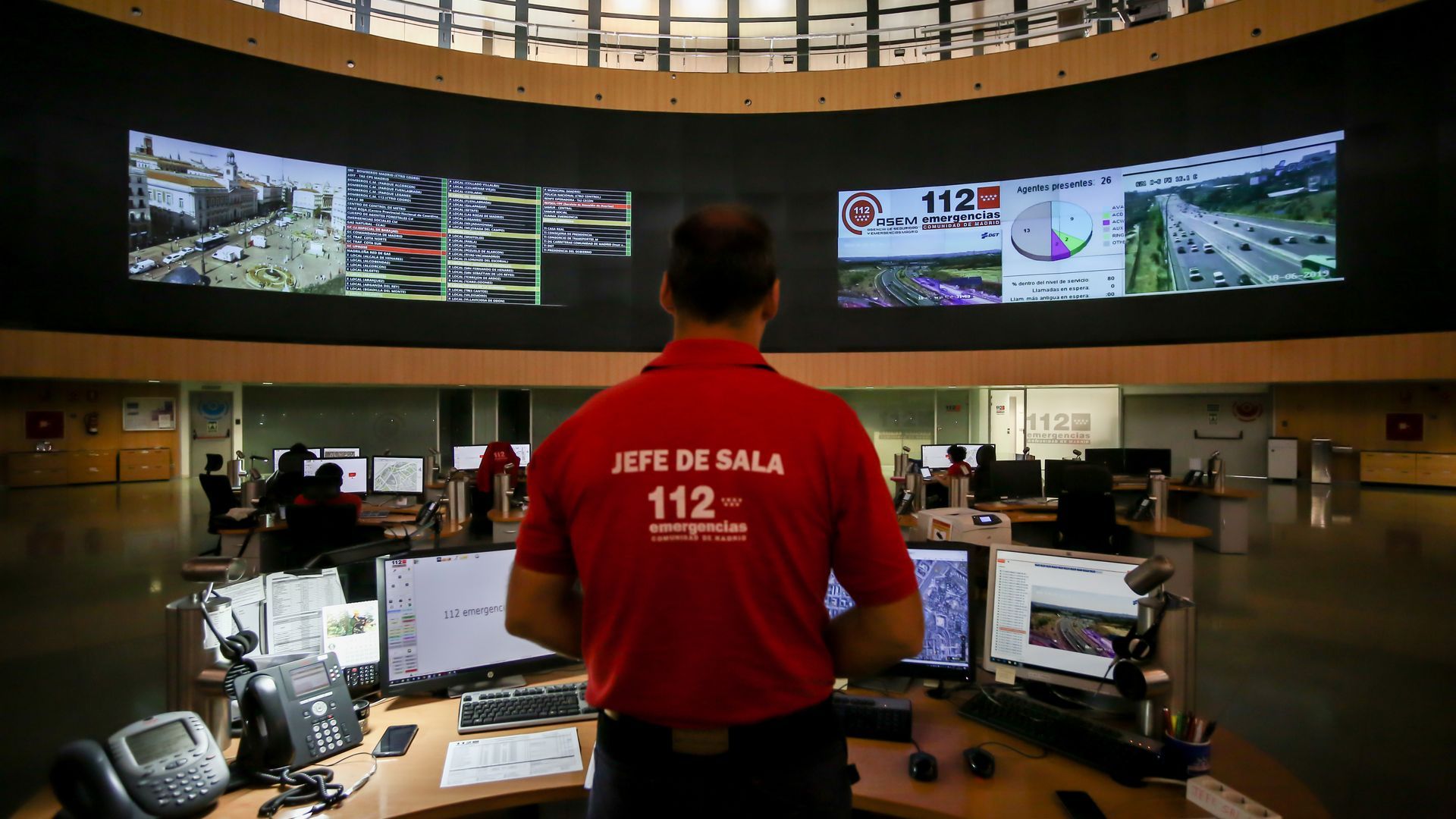 Sala de Emergencias de la Comunidad de Madrid