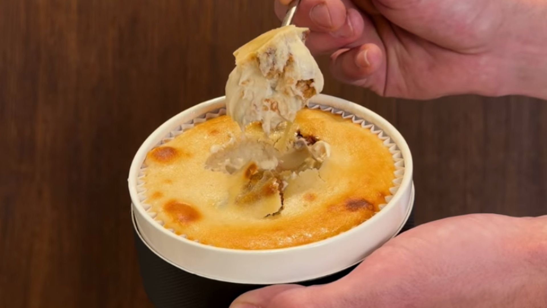 Tarta de queso con cookies