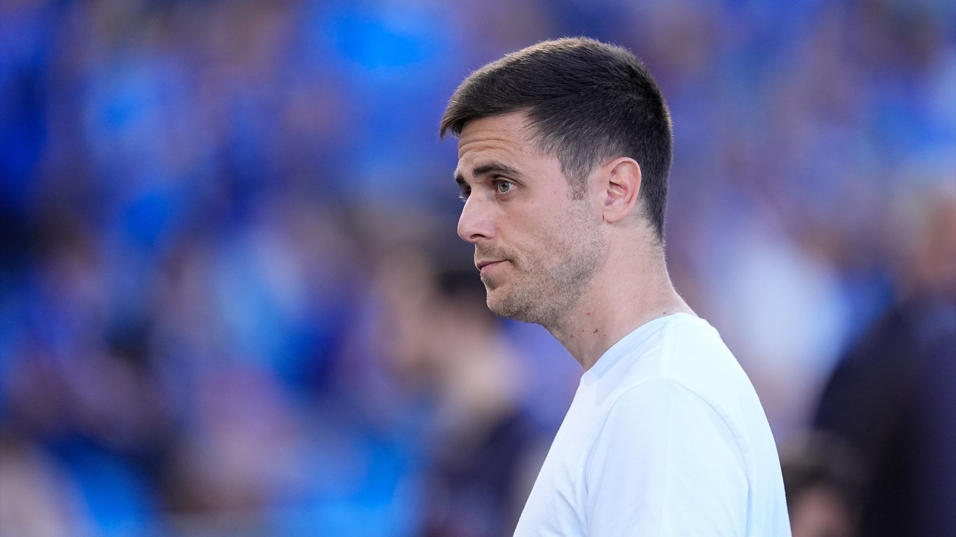 Alessio Lisci, en un partido de Osasuna Alessio Lisci, en un partido de Osasuna