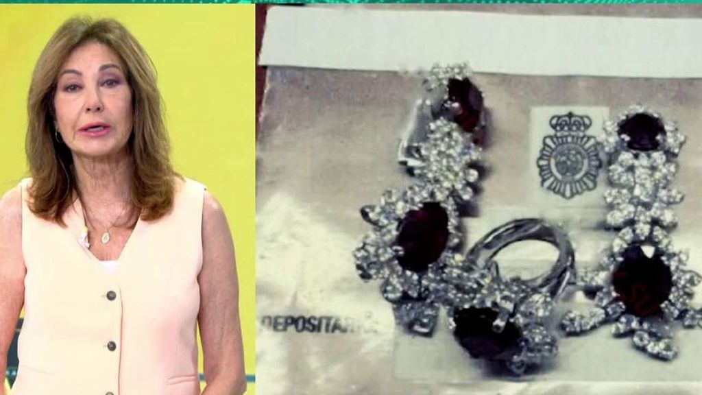 Ana Rosa, de Zapatero: "Los agentes se deslumbraron ante una colección de zafiros, diamantes, esmeraldas y rubíes"