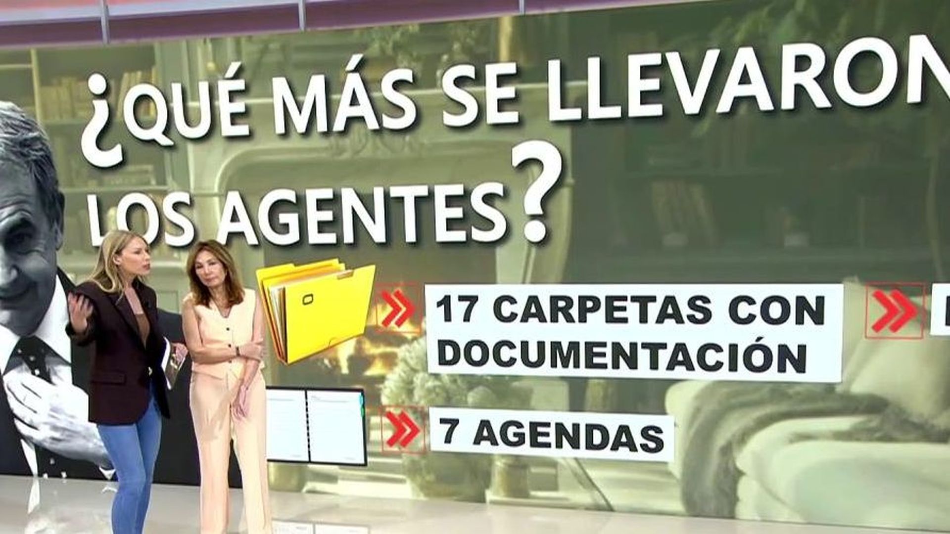Analizamos qué se llevaron los agentes de la UCO: las carpetas, agendas y joyas