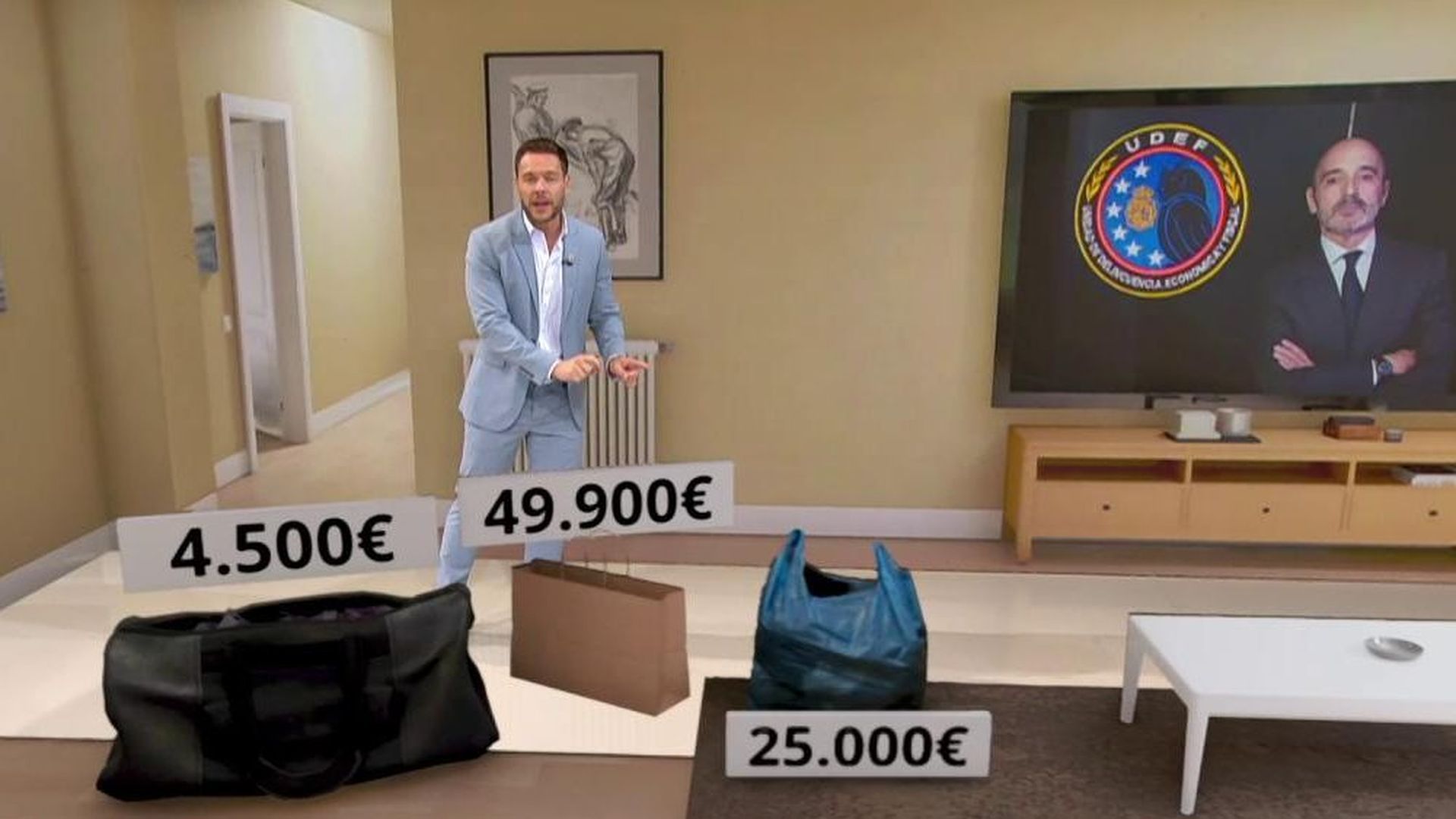 En el baño, en un radiator o en una bolsa de golf: los escondites de 'Julito' para el dinero