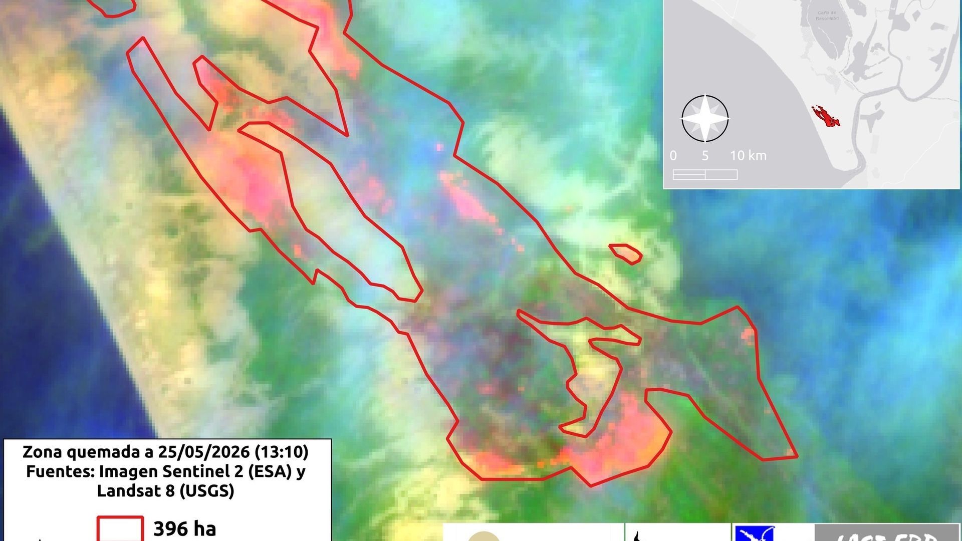 EuropaPress_7551267_imagen_publicada_estacion_biologica_donana_zona_quemada_imagen_sentinel_2