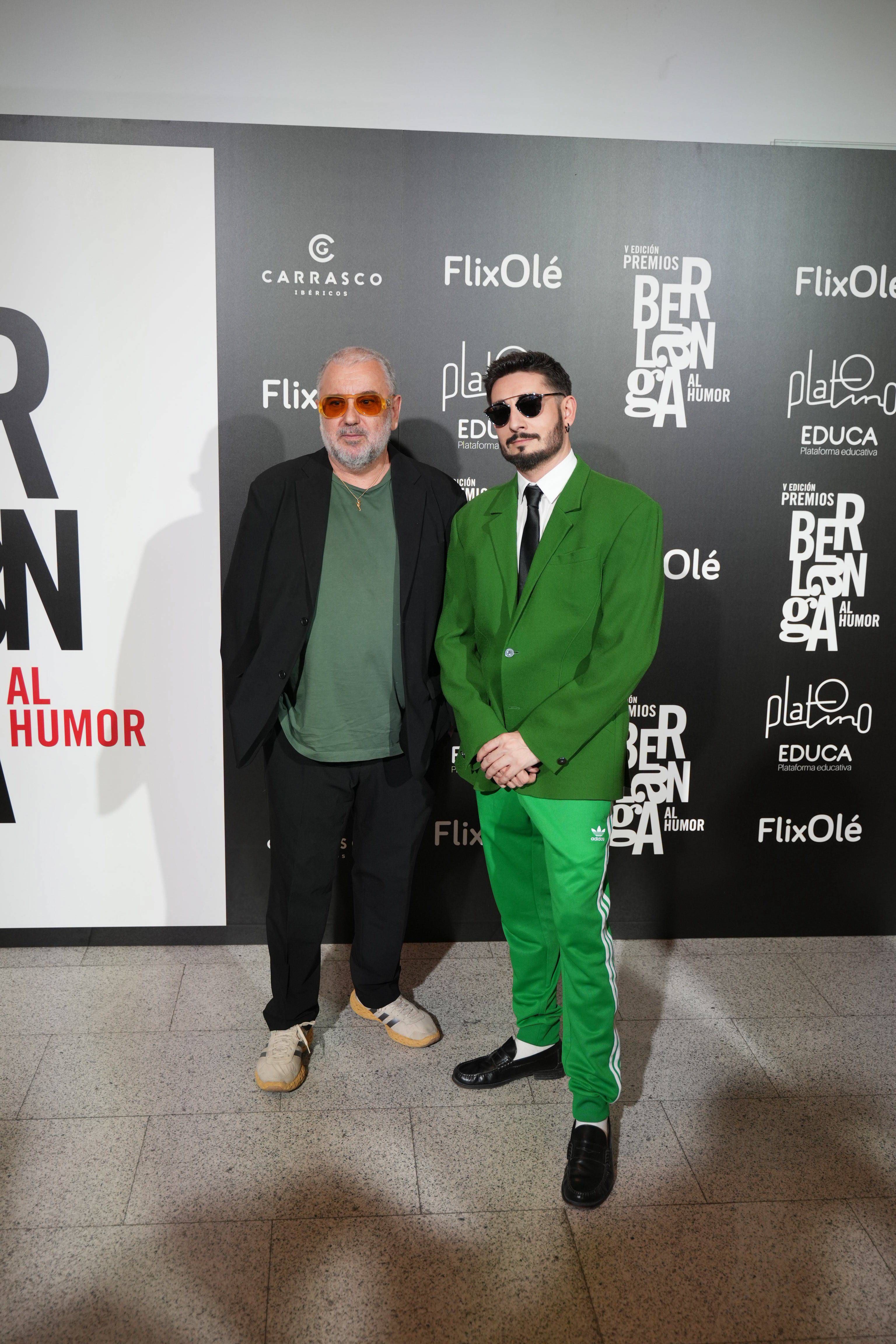 Félix Sabroso y Jau Fornés, en la alfombra roja de los Premios Berlanga al Humor 2026