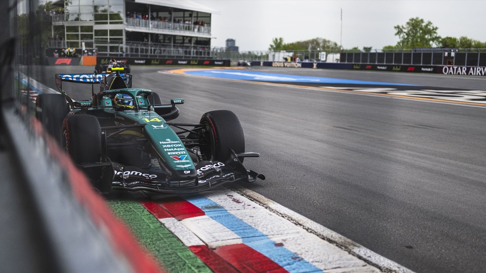 Fernando Alonso durante el Gran Premio de Canadá de esta temporada