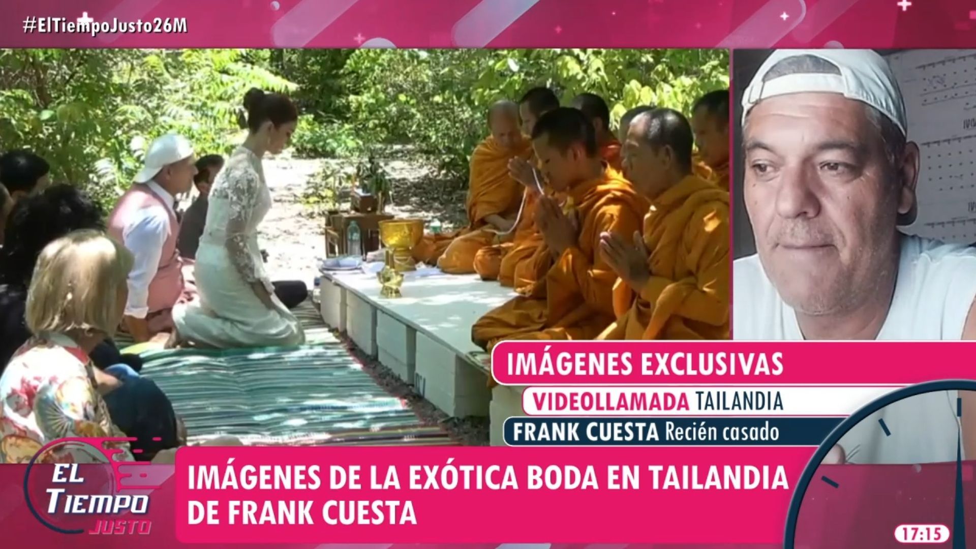 Frank Cuesta revela todos los secretos de su boda en Tailandia y cuenta cómo conoció a su pareja: “Me mandó el CV para trabajar aquí” Frank Cuesta revela todos los secretos de su boda en Tailandia y cuenta cómo conoció a su pareja: “Me mandó el CV para trabajar aquí”