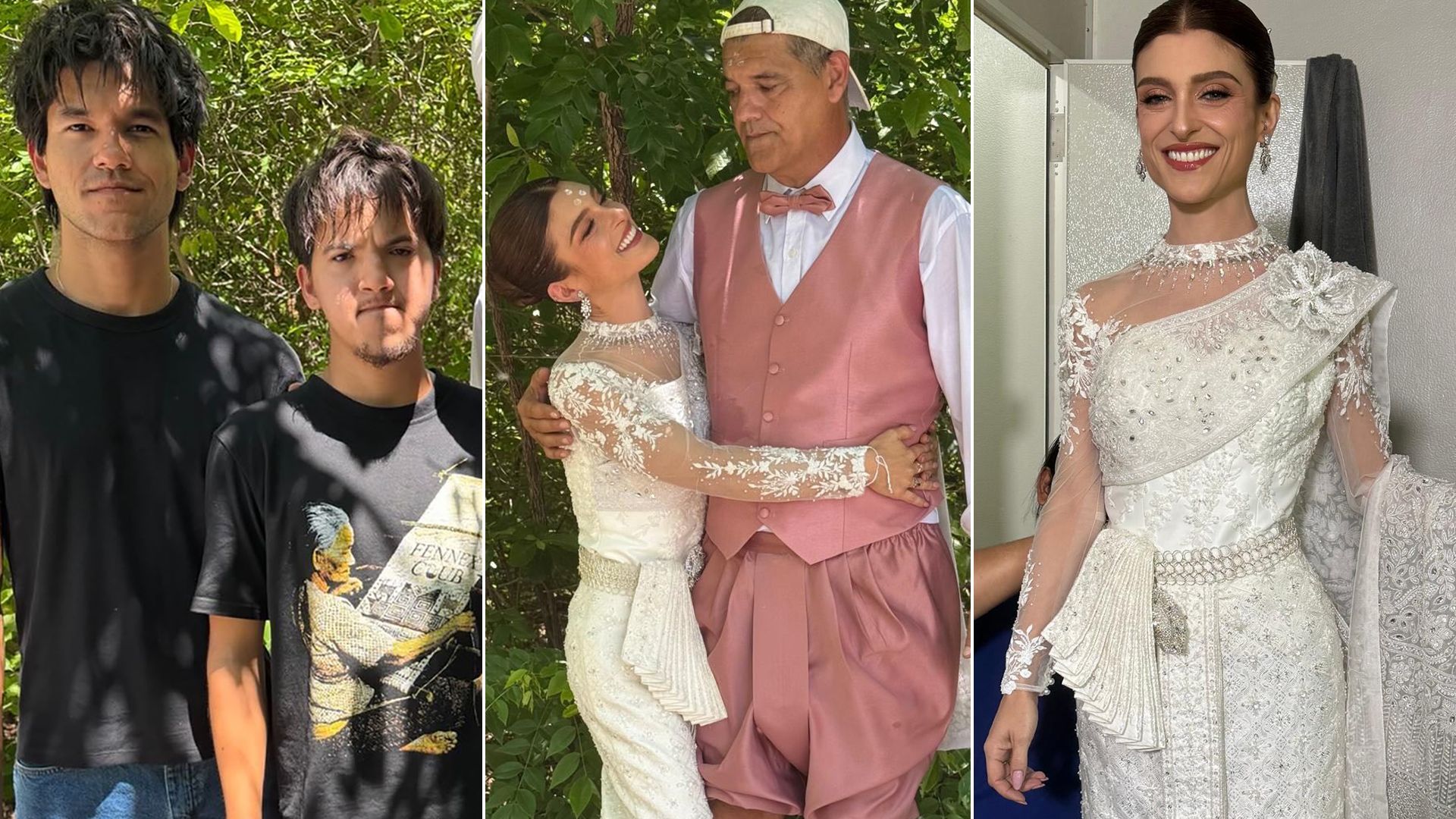 Frank Cuesta y Paloma Ramón el día de su boda