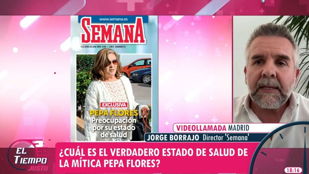 Jorge Borrajo actualiza el estado de salud de Pepa Flores: desde un ingreso hospitalario hasta una pérdida que “no termina de remontar”