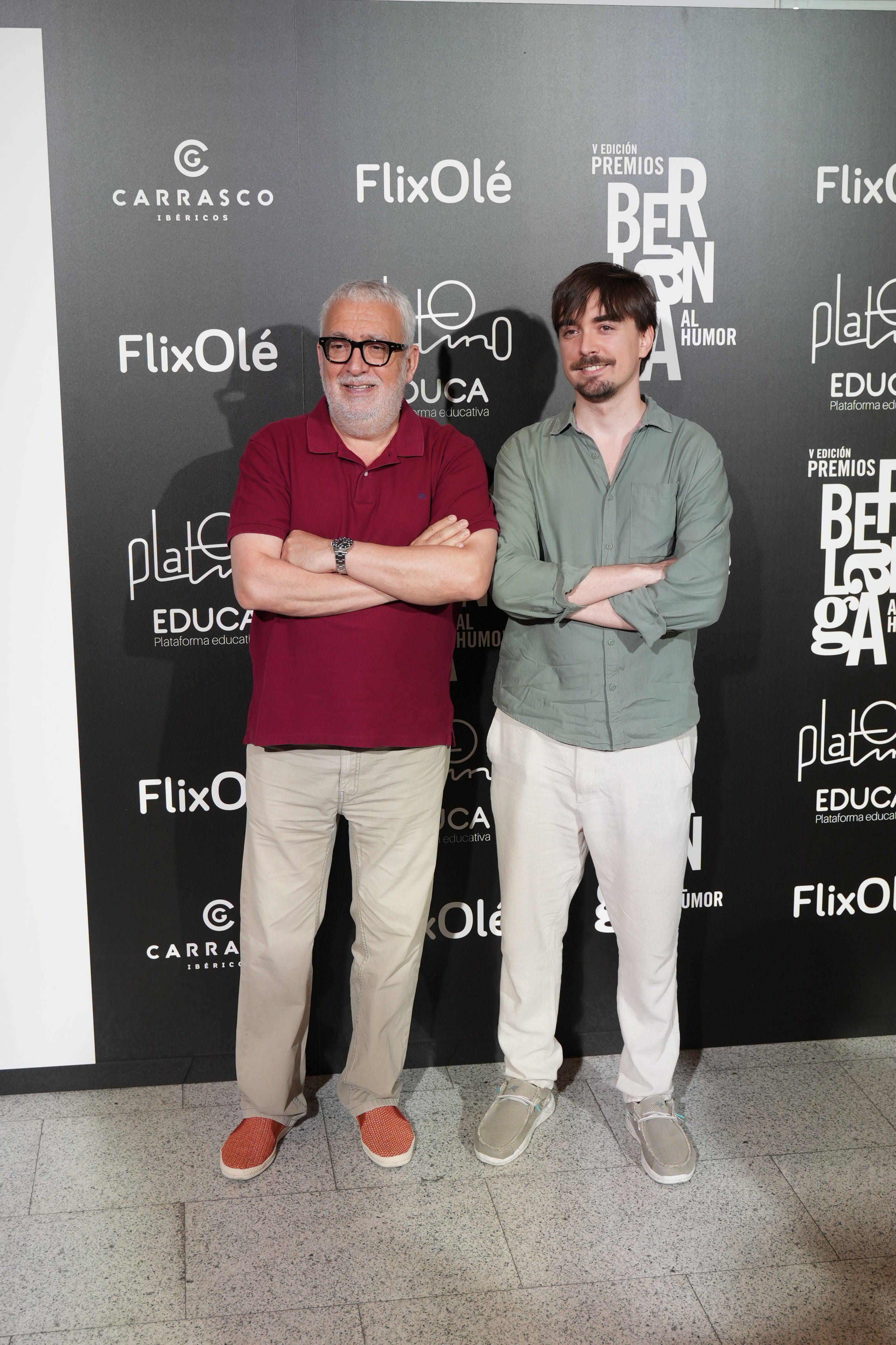 Leo Harlem y Diego Fortea, en la alfombra roja de los Premios Berlanga al Humor 2026