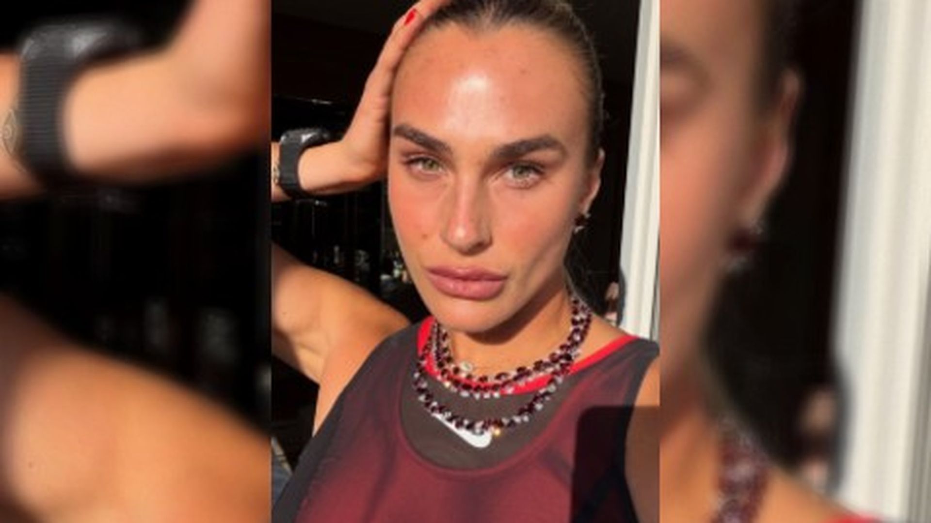 Los tres collares y pendientes que llevará Aryna Sabalenka durante todo el Roland Garros: precios y detalles de las extravagantes joyas