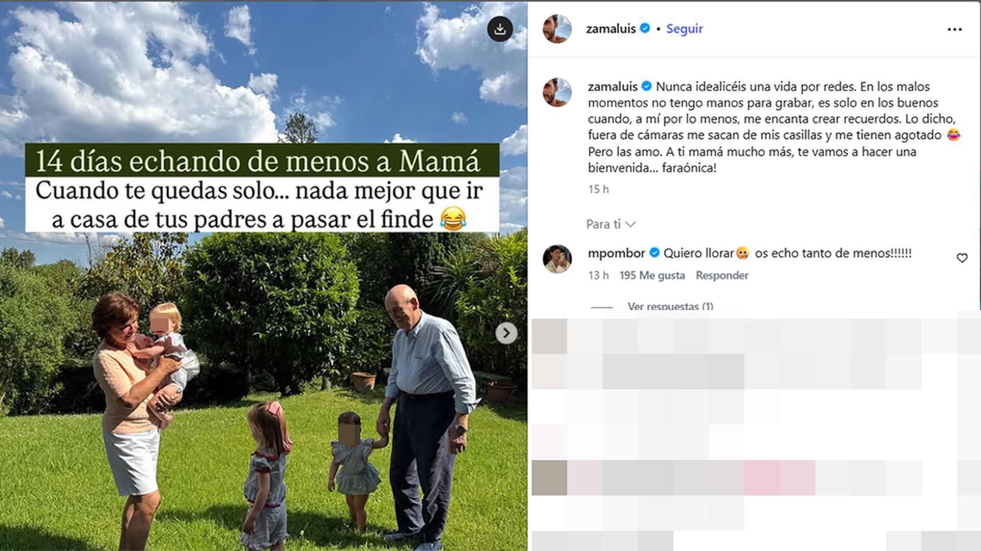 Luis Zamalloa, durante la ausencia de Marta Pombo