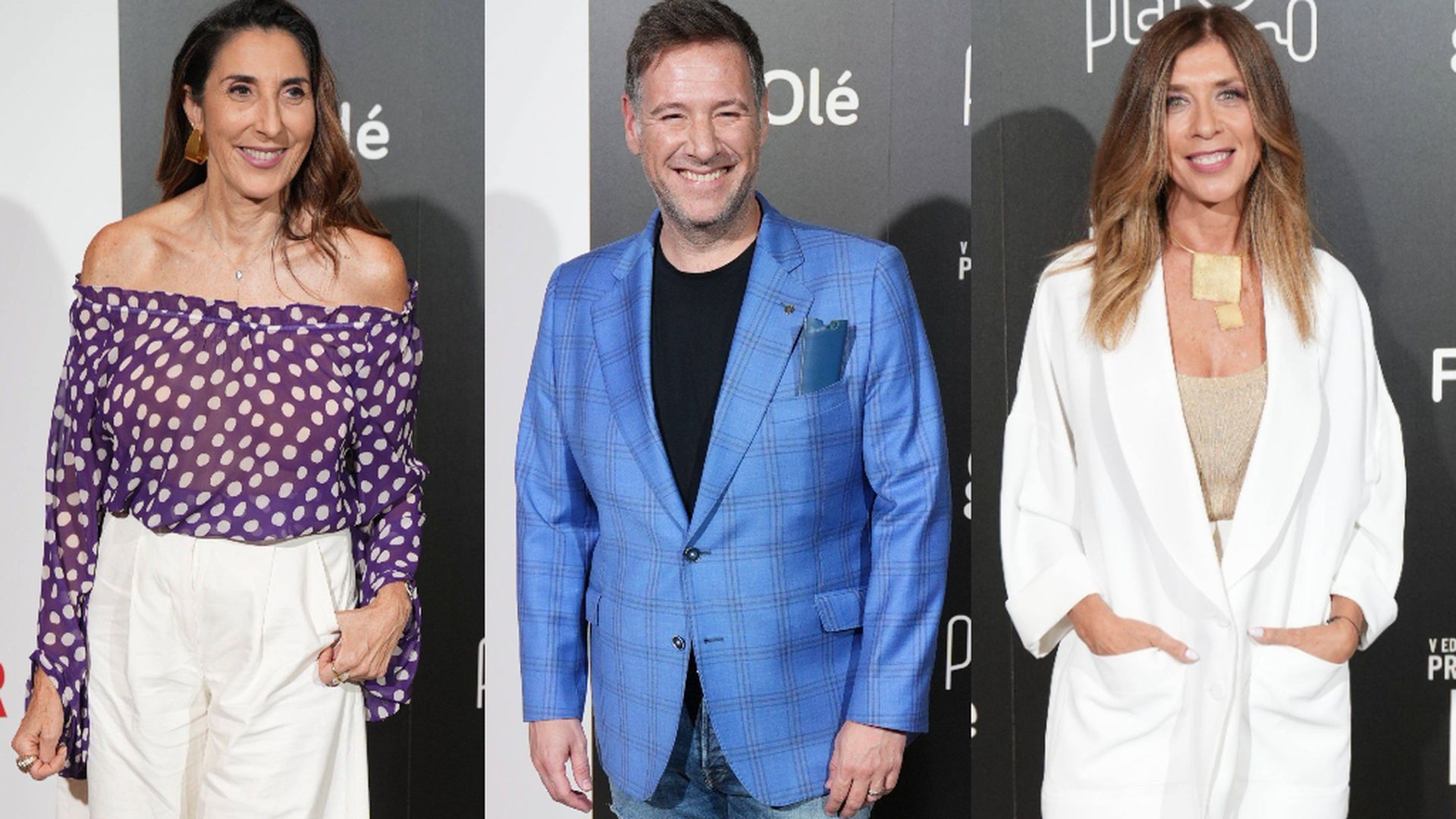 Paz Padilla, Carlos Latre y Eva Isanta