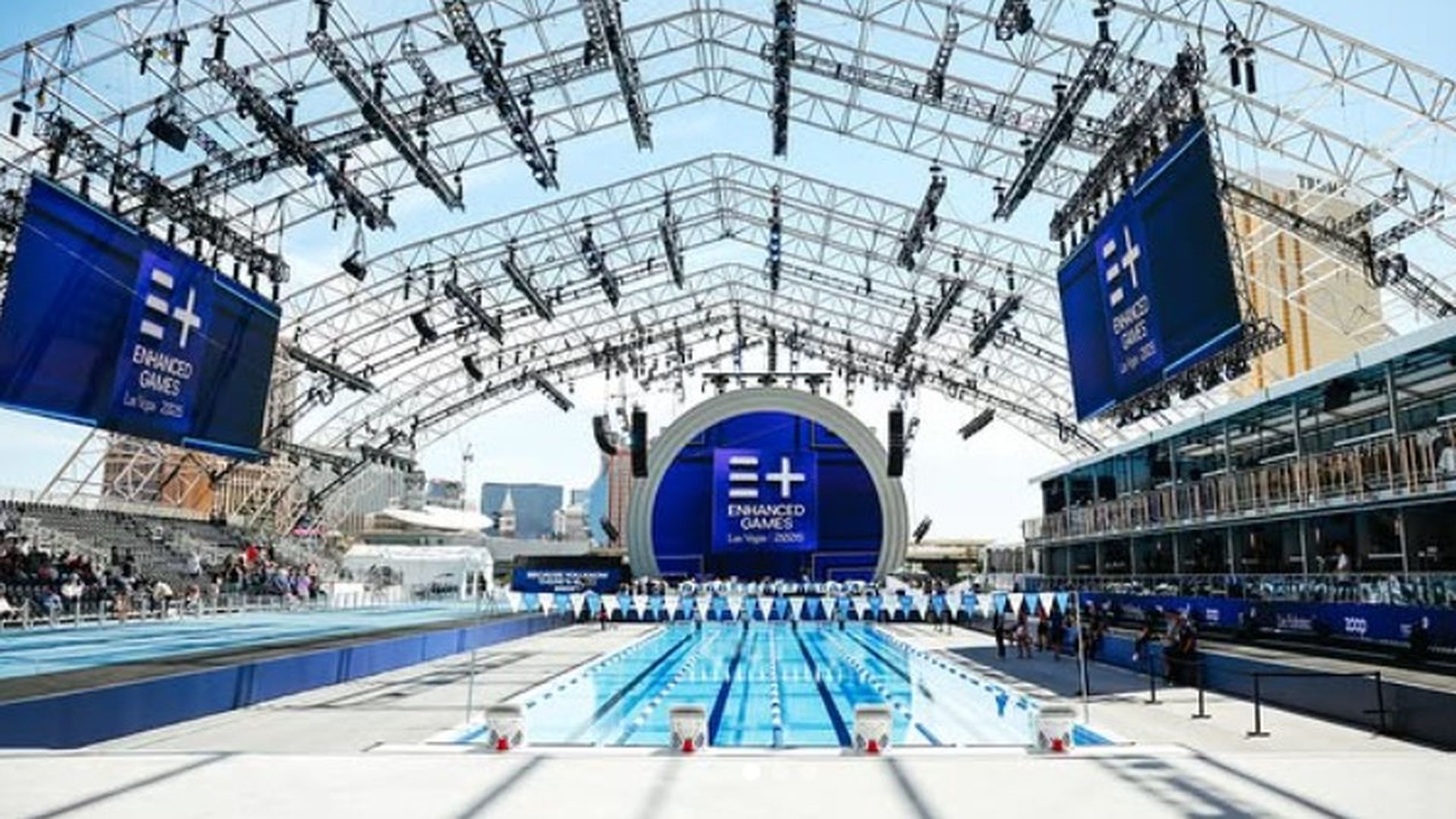 Uno de los lugares donde se celebraron los 'Enhanced Games' en Las Vegas