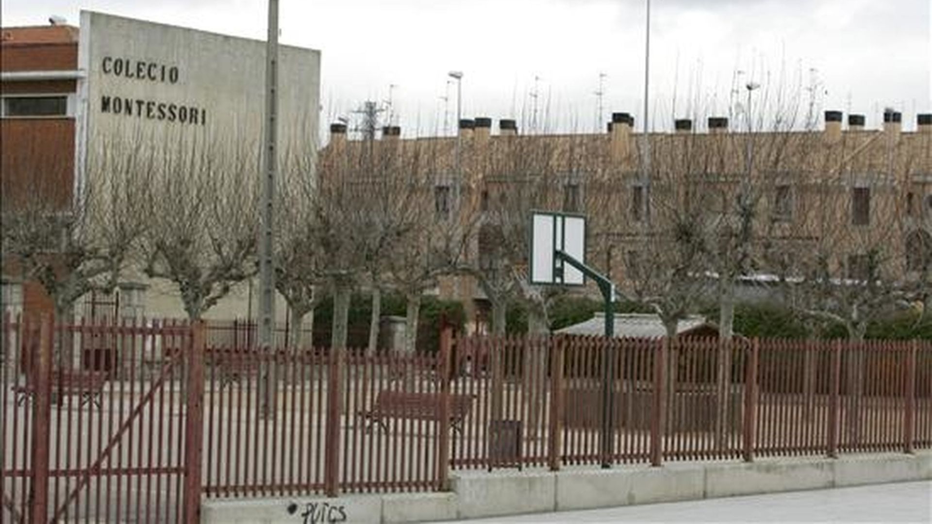 Vista del colegio concertado Montessori, de Salamanca
