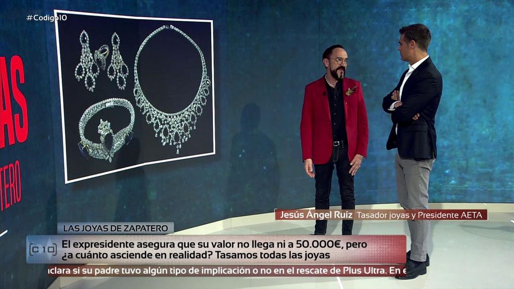 ¿Cuál es el precio de las valiosas piezas halladas en el despacho de Zapatero? La apuesta de un tasador de joyas