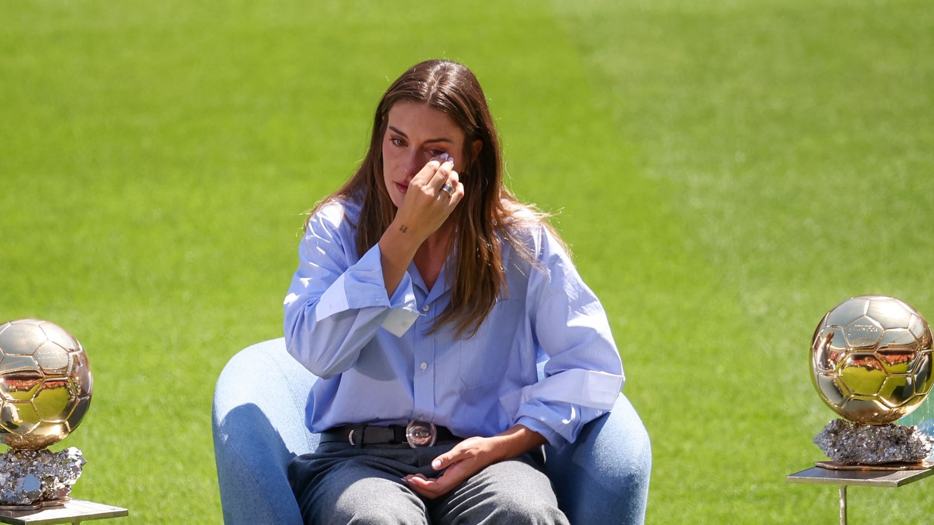 Acto de despedida de la jugadora del Barça Femení Alexia Putellas, en el Spotify Camp Nou