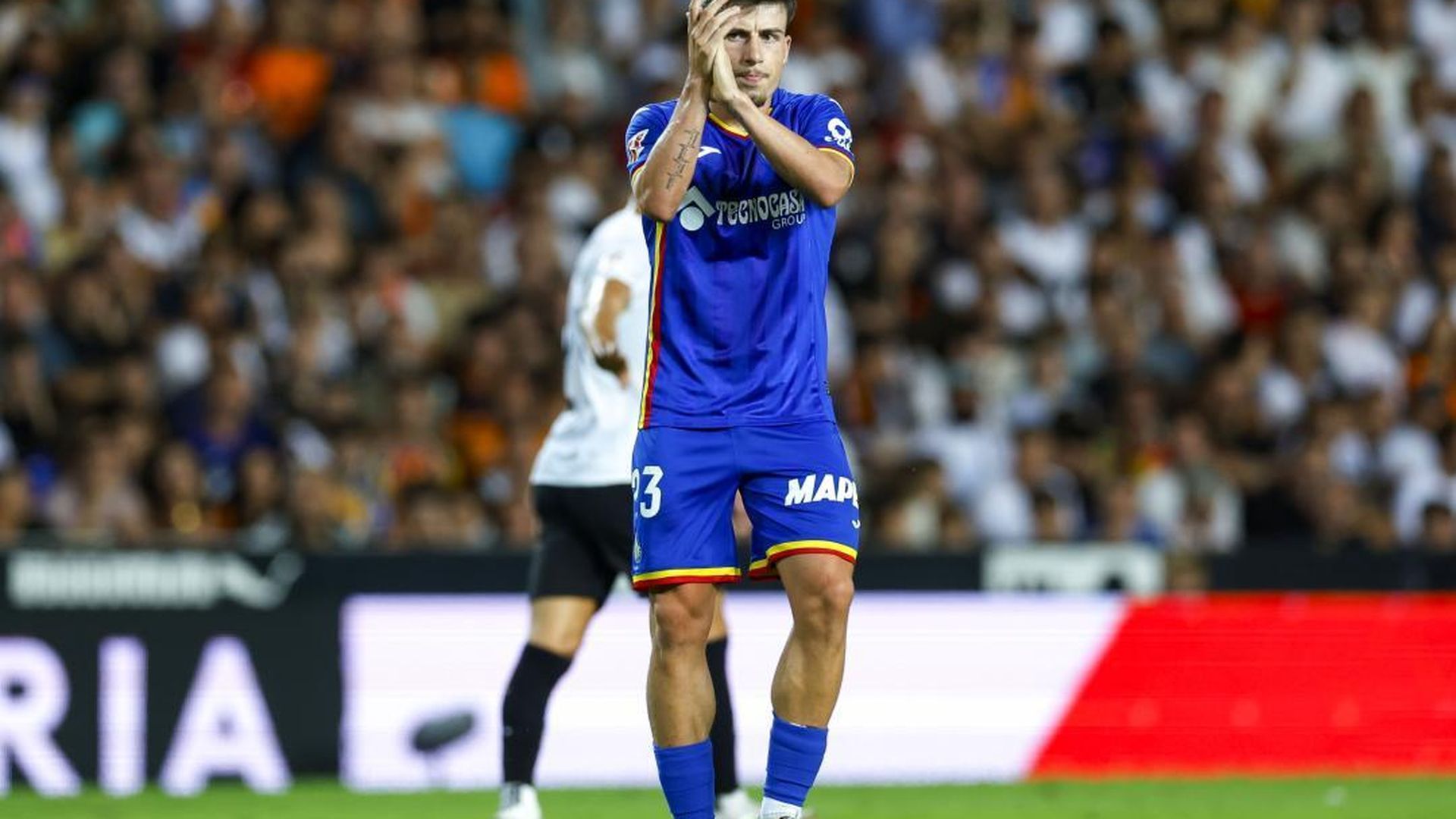 Adrián Liso, en un partido del Getafe Adrián Liso, en un partido del Getafe