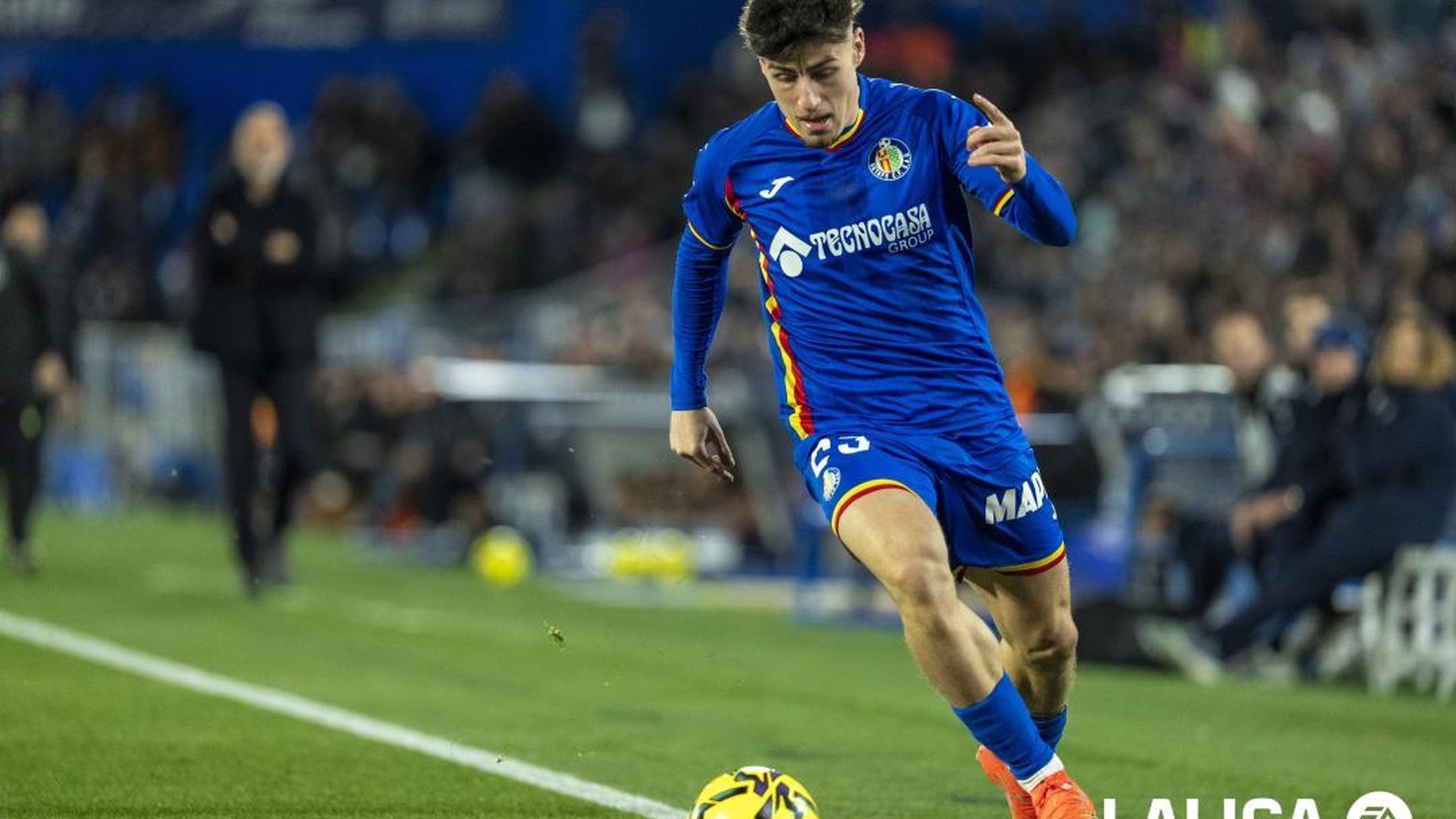 Adrián Liso, en un partido del Getafe