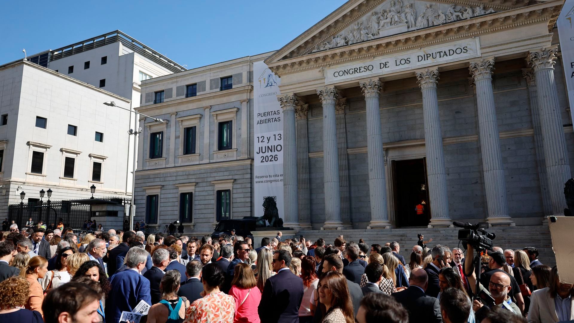 Así ha sido el simulacro de evacuación durante el pleno en el Congreso de los Diputados