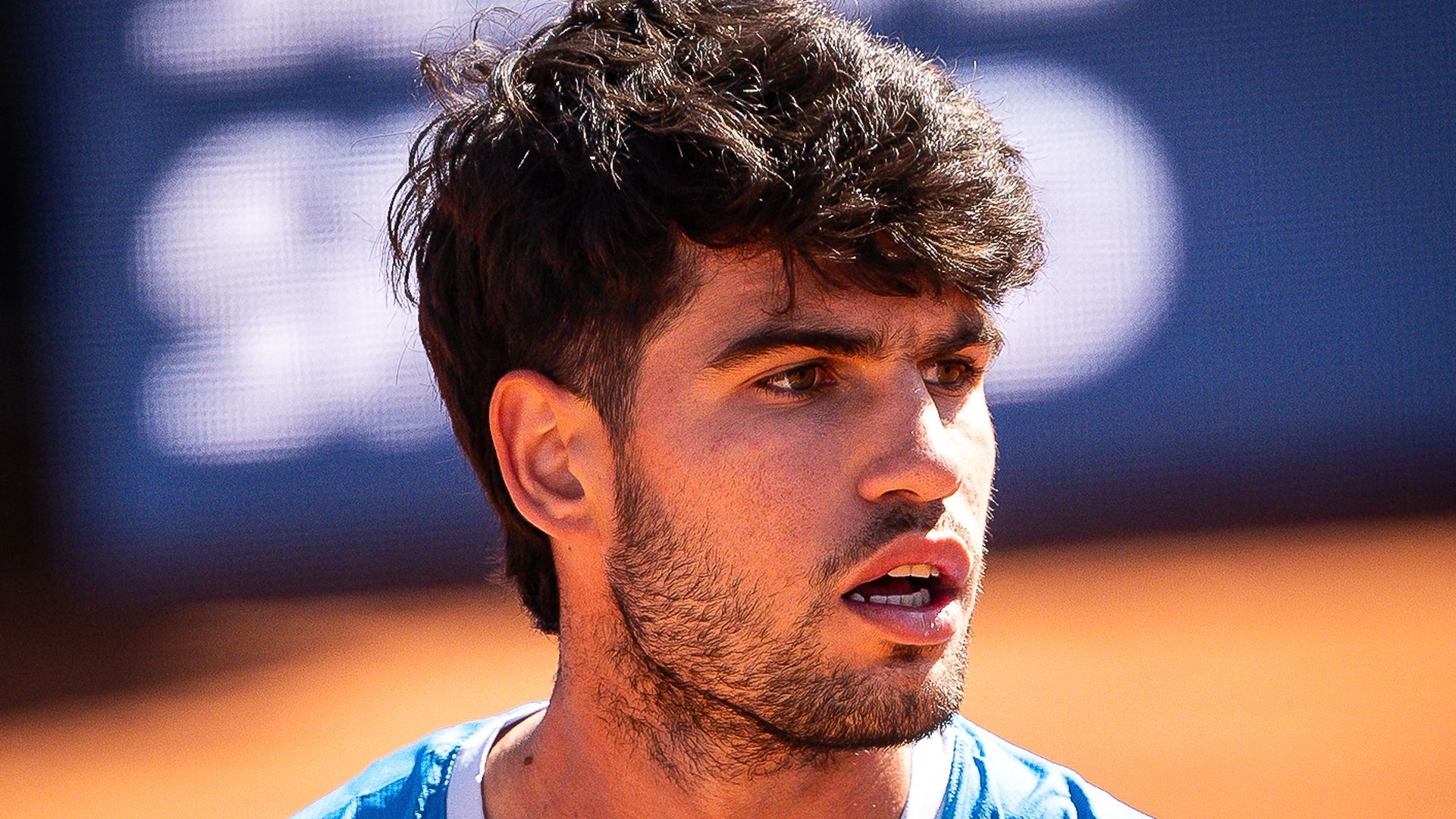 Carlos Alcaraz durante el Open de Godó esta temporada Carlos Alcaraz durante el Open de Godó esta temporada