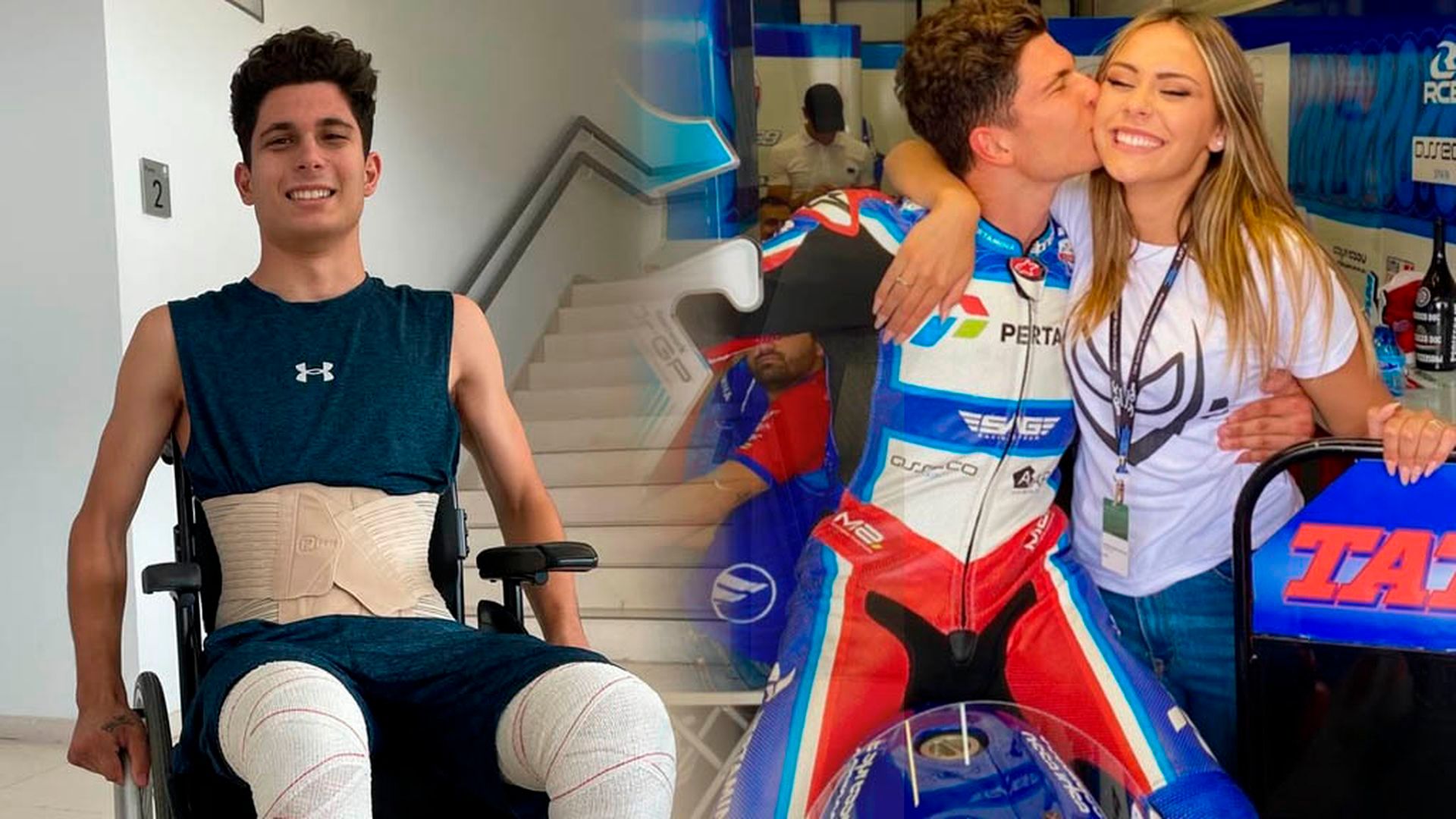 Carlos Tatay y su pareja, en imágenes de sus redes sociales