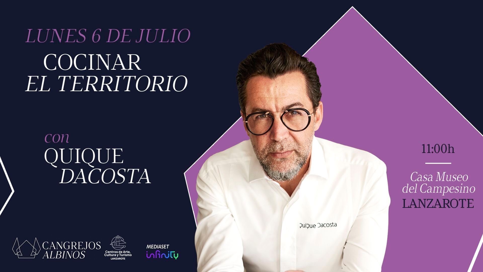 El chef Quique Dacosta invitado de Charlas Cangrejos Albinos