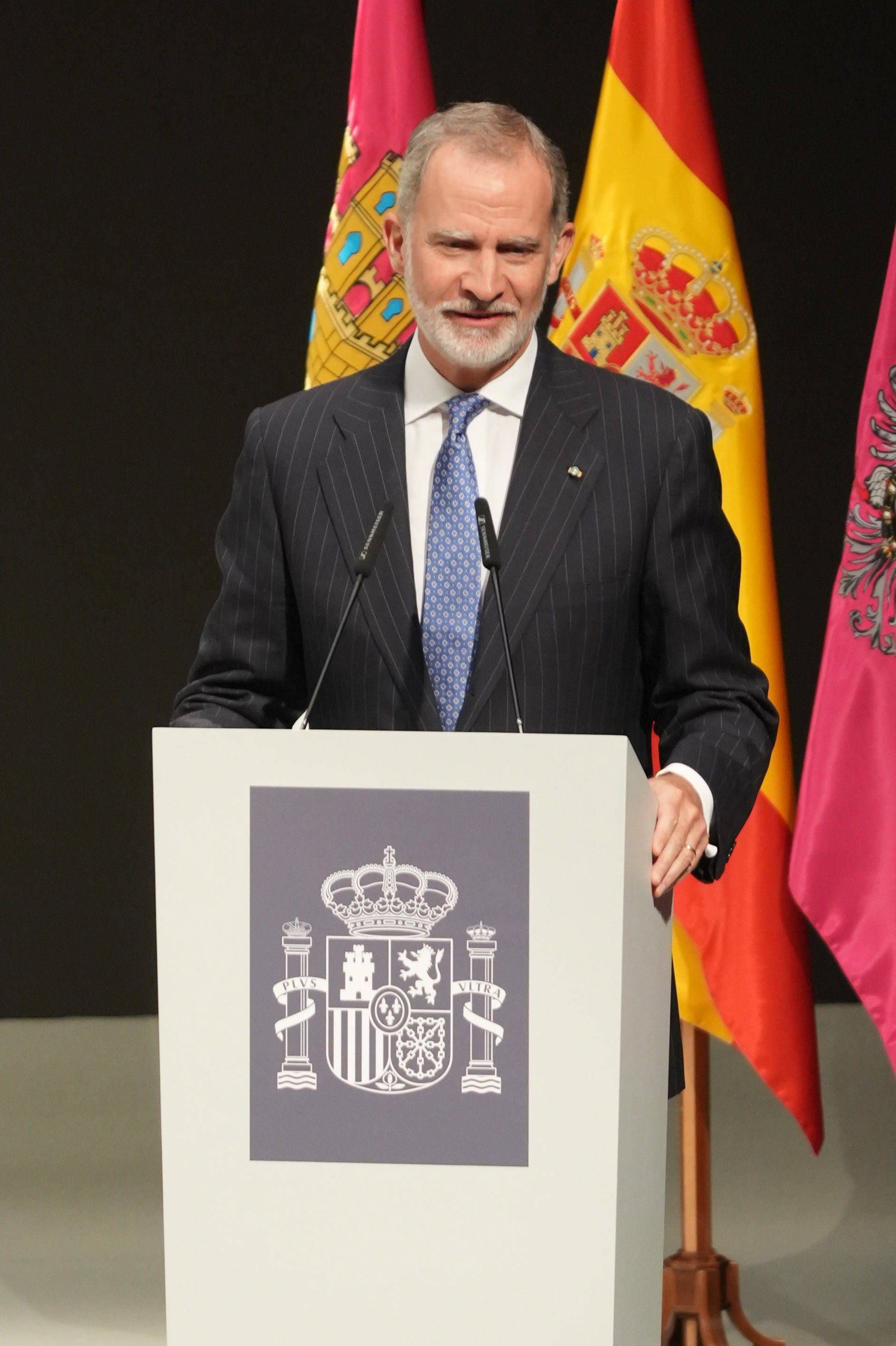 El rey Felipe, en su discurso