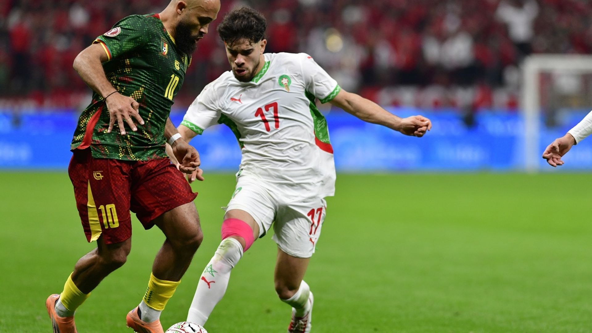Ez Abde, en el Camerún - Marruecos de la Copa de África