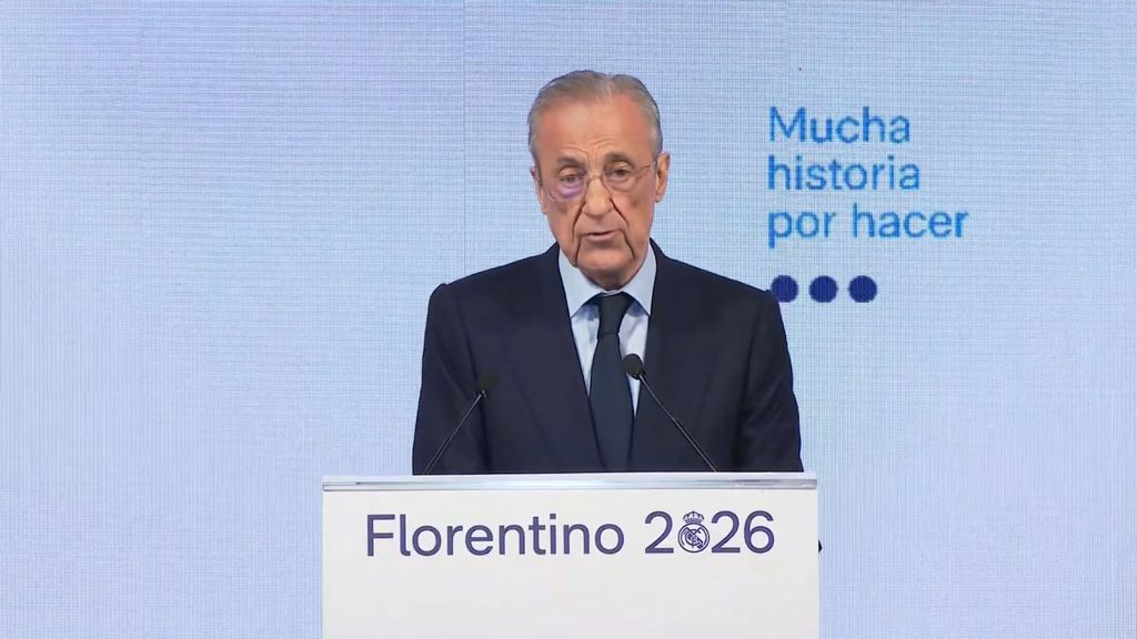Discurso de Florentino Pérez durante su acto de campaña
