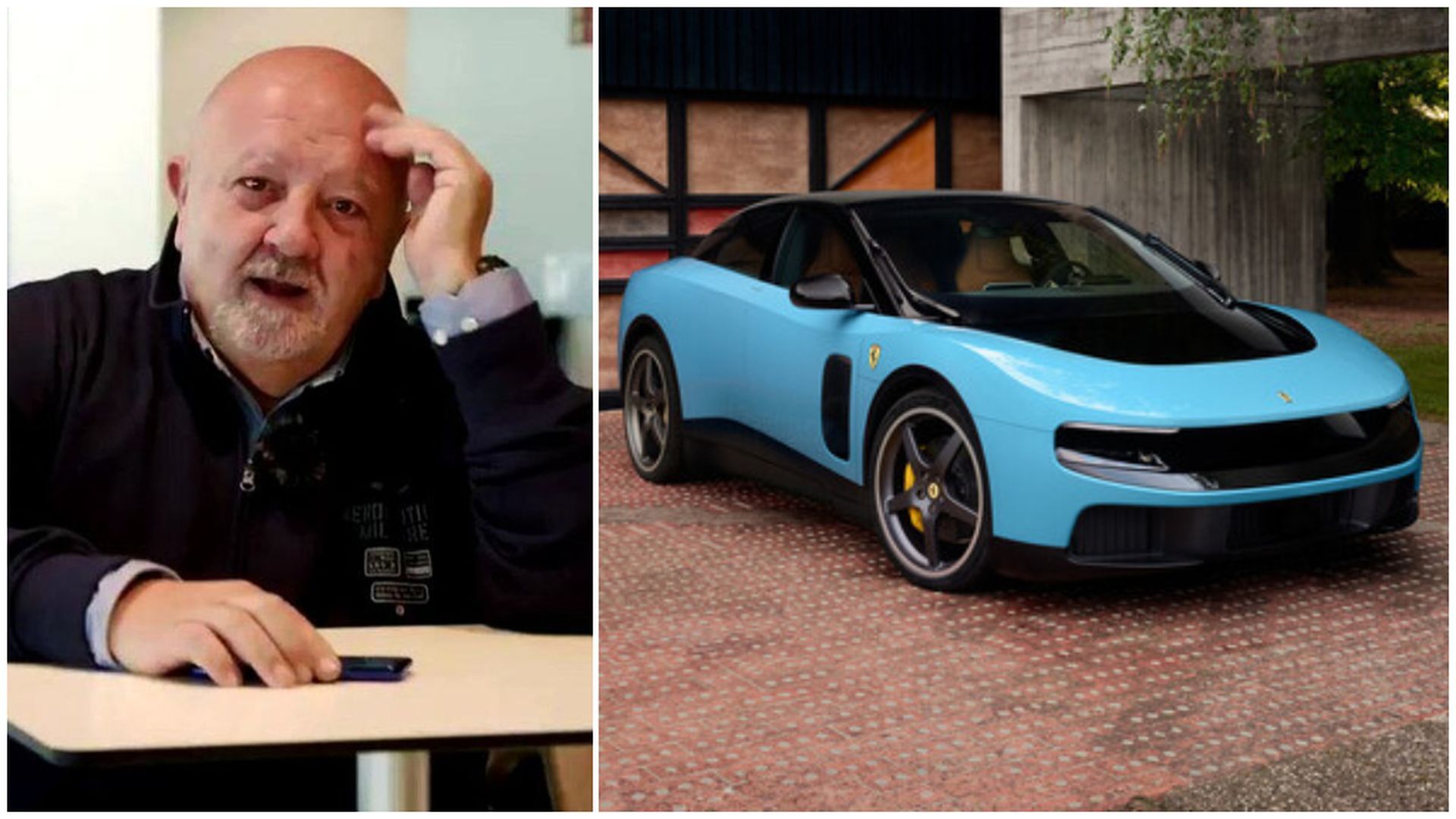 Gonzalo Serrano y el Ferrari Luce Gonzalo Serrano y el Ferrari Luce