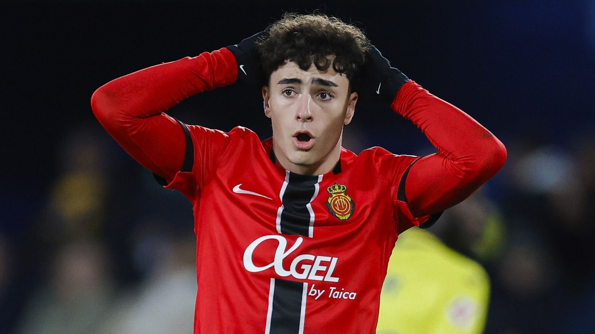 Jan Virgili, jugador del RCD Mallorca Jan Virgili, jugador del RCD Mallorca