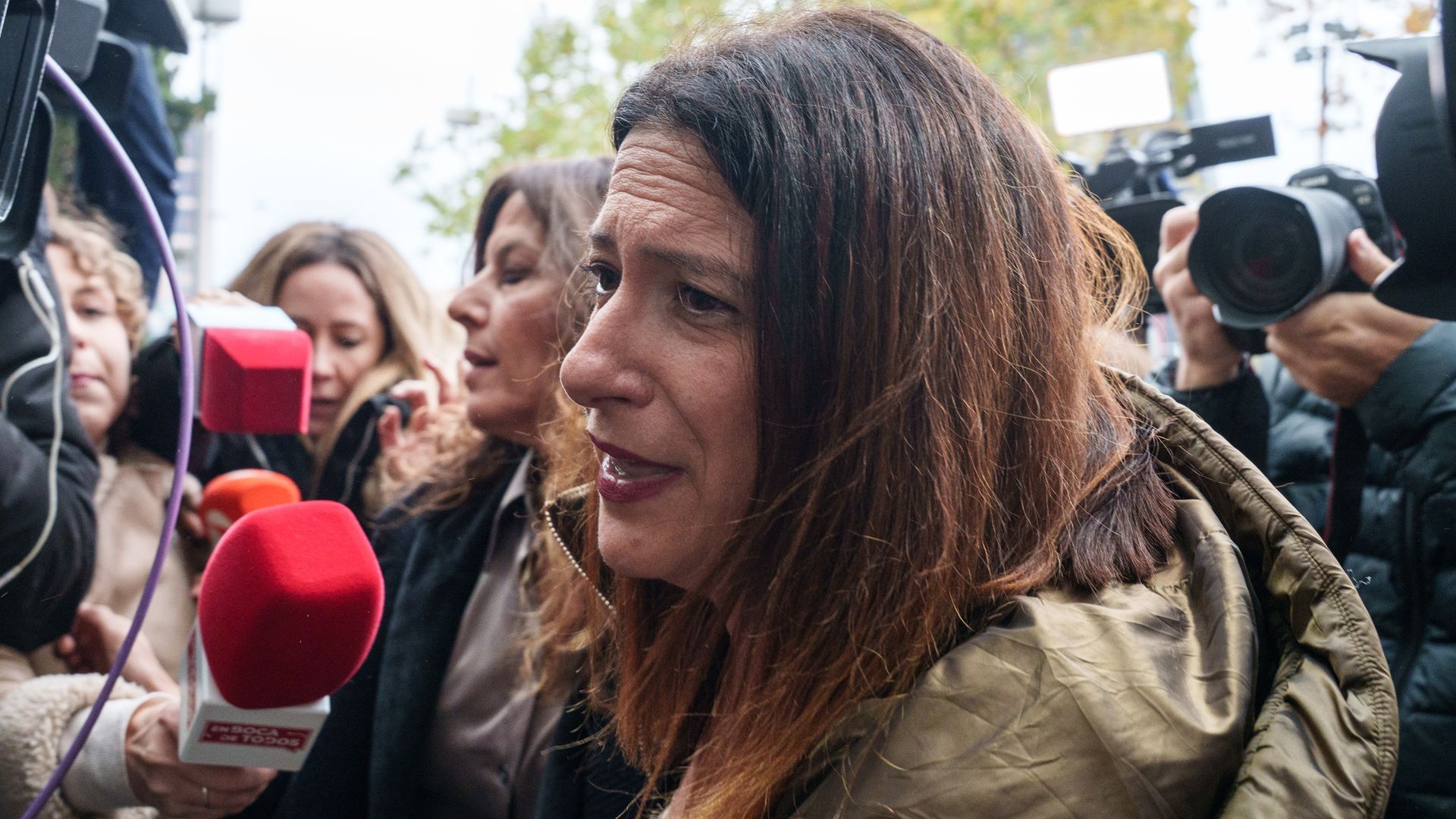 La exmilitante socialista, Leire Díez, a su llegada a los juzgados de Plaza de Castilla La exmilitante socialista, Leire Díez, a su llegada a los juzgados de Plaza de Castilla