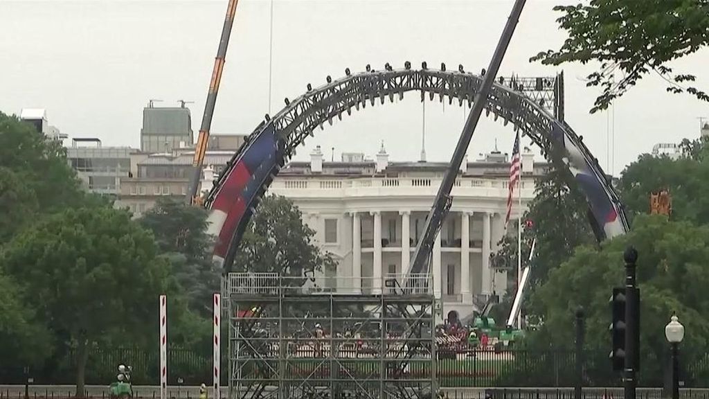 La Jaula de Topuria se construye en la Casa Blanca para celebrar el 80 cumpleaños de Trump con la UFC Freedom 250