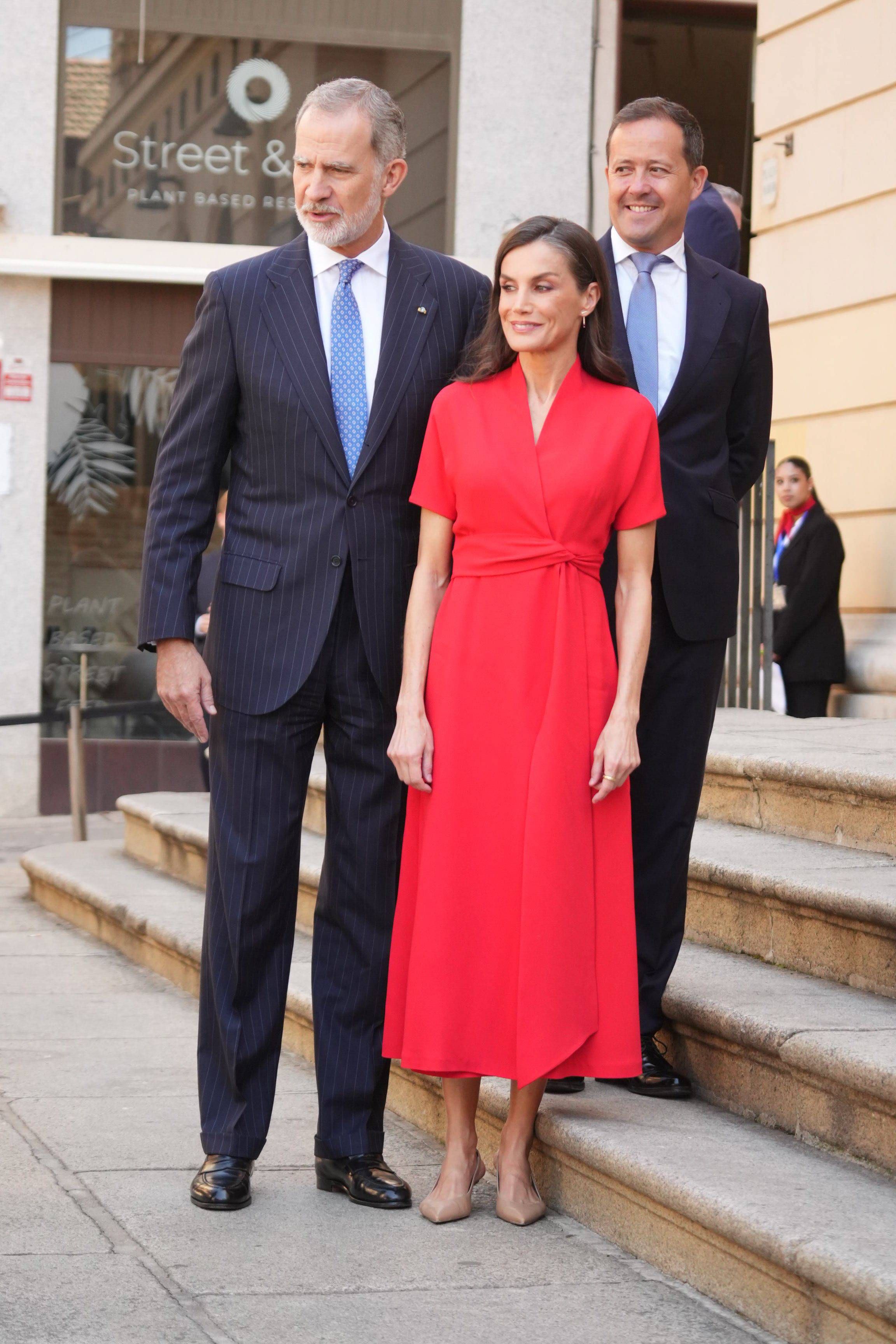 La reina Letizia y el rey Felipe
