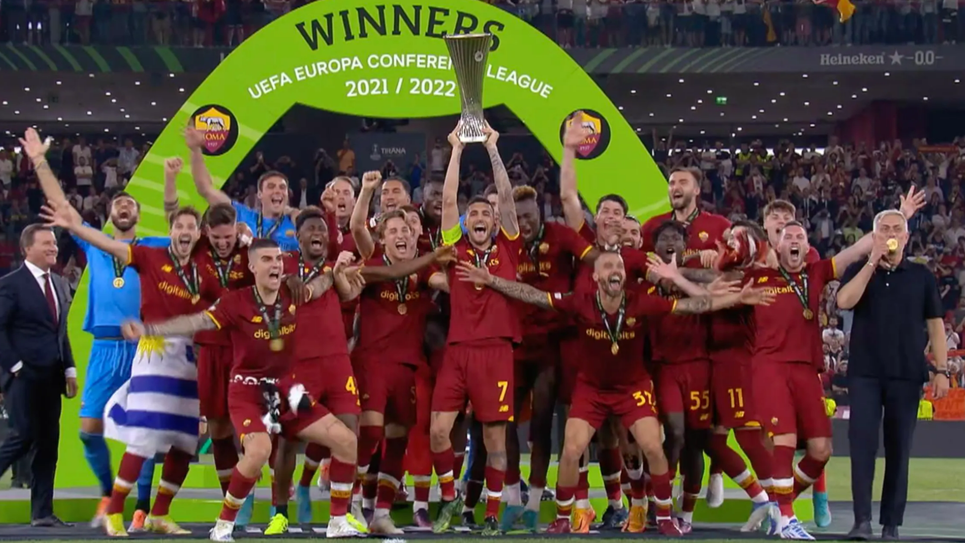 La Roma, campeón de la Conference League