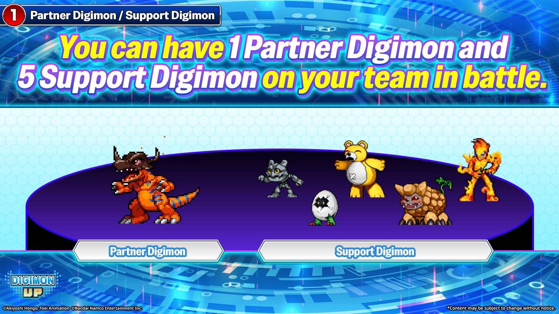 Los combates de Digimon Up