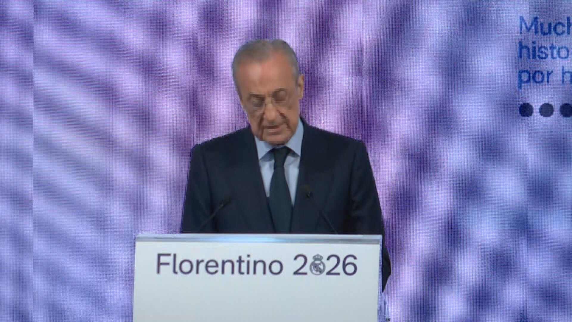 Primer acto de campaña de Florentino Pérez.