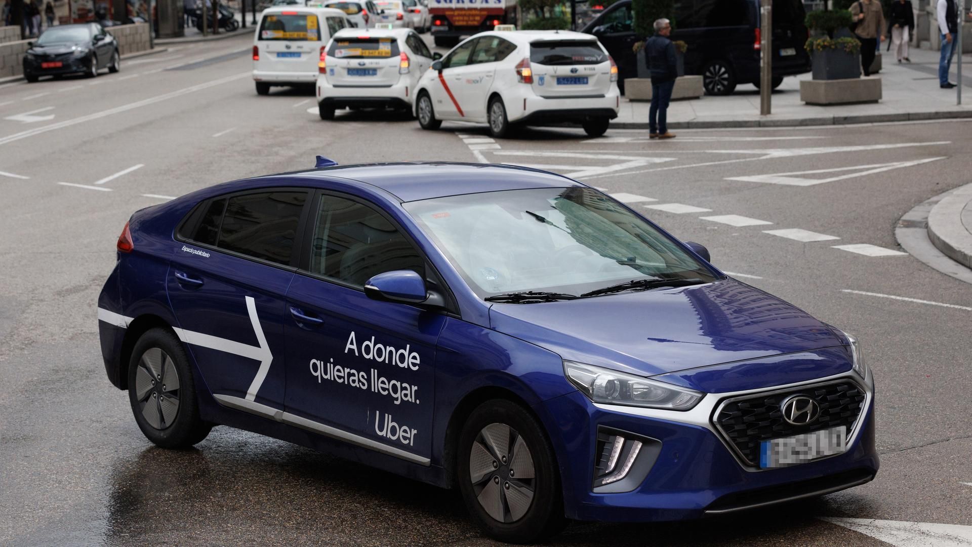 Un VTC circulando Un VTC circulando